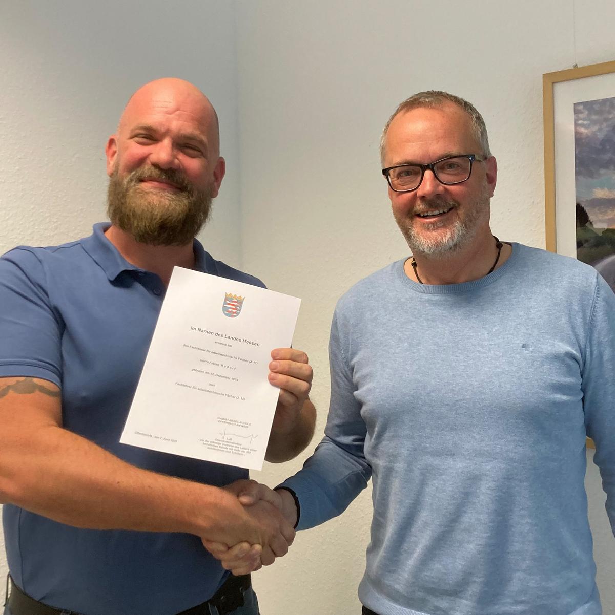 Fabian Rudorf wird Netzwerkkoordinator BüA Fabian Rudorf wird Netzwerkkoordinator BüA
