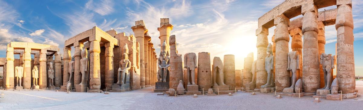 Tempelanlage in Ägypten