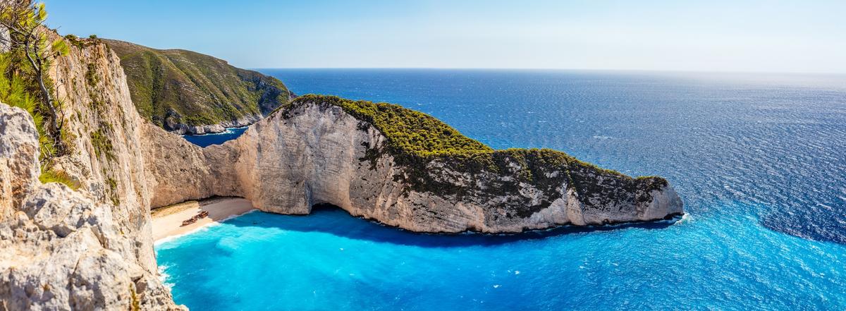 Navagio shipwreck Strand auf Zakynthos