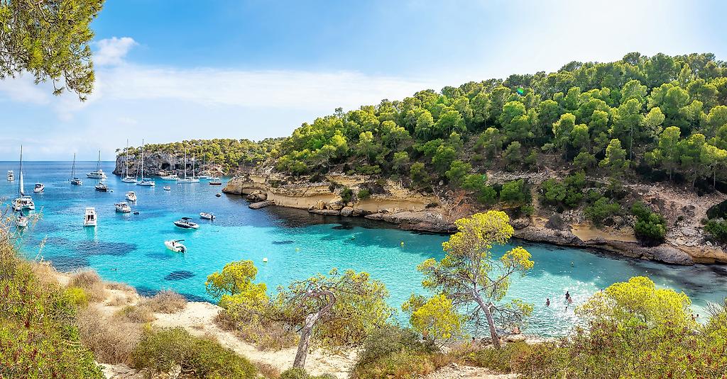 Blaue Bucht auf Mallorca