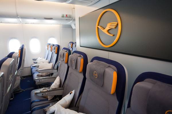 Lufthansa - stoelen economy class
