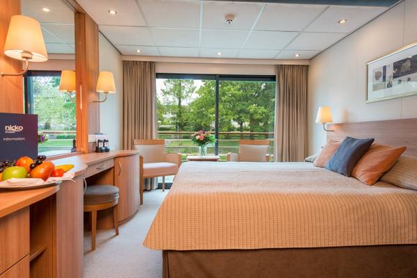 Nicko Cruises - balkon op de MS Rheinmelodie