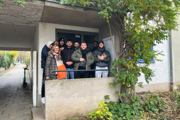 Maler und Lackierer auf Exkursion in Frankfurt am Main