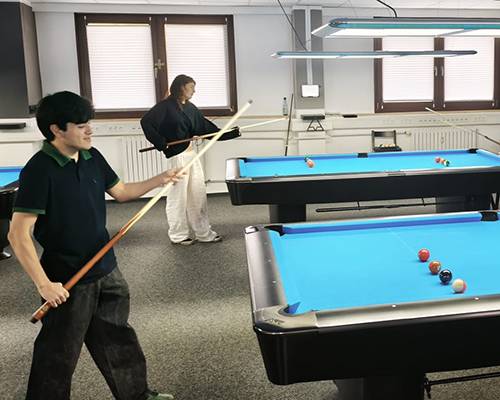 Schulsport mal anders: Billard in Gelnhausen
