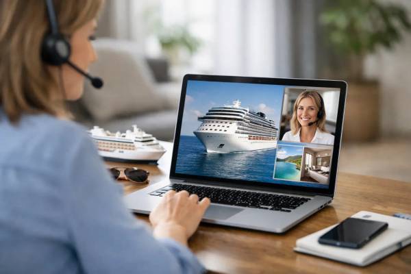 Kreuzfahrt Beratung online: Video und Telefon Beratungsgespräch zur Kreuzfahrt per Videotelefonie