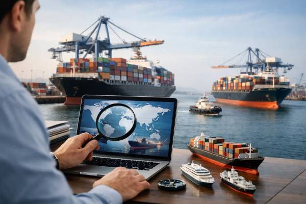 Passende Reederei finden: Reedereien im Vergleich Mehrere Kreuzfahrtschiffe verschiedener Reedereien im Hafen