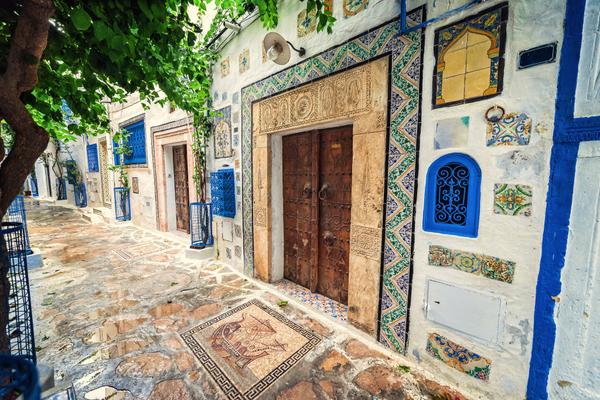 Altstadt in Hammamet Medina Tunesien