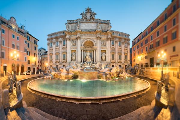 Trevi Brunnen in Rom