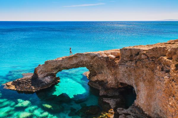 Felsentor nähe Ayia Napa in Zypern