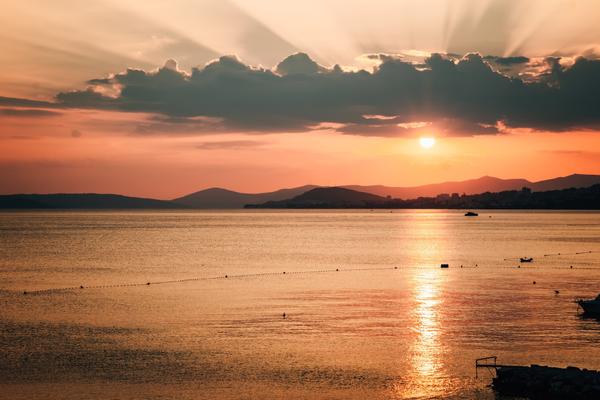 Sonnenuntergang in Dalmatien