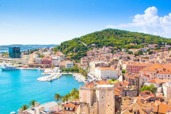 Split und Marjan Berge Kroatien