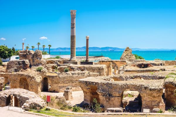 Ruins of ancient Carthaga Tunesien