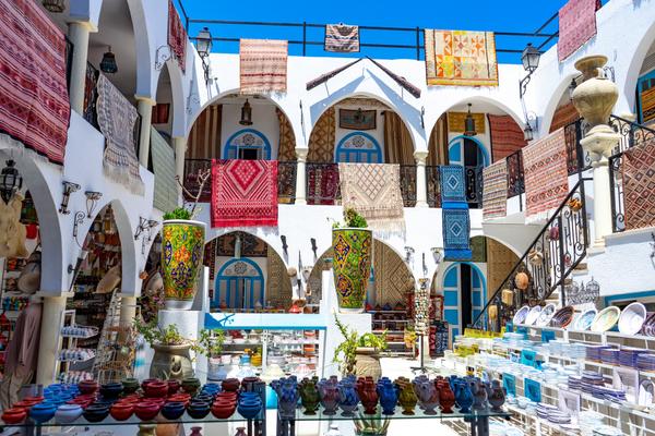 Djerba Tunesien Souvenirshop Medina