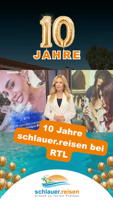 10 Jahre schlauer.reisen bei RTL