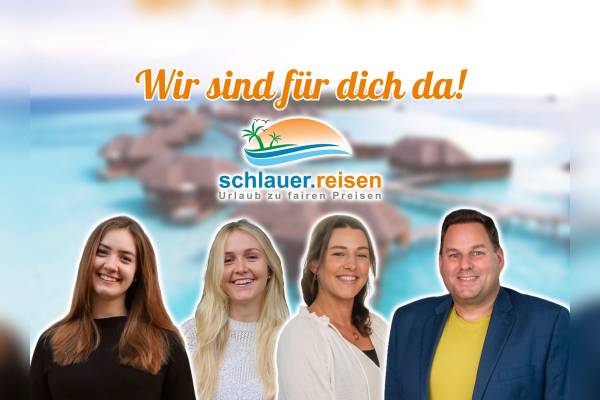 Wir sind für dich da Das schlauer.reisen Team – wir sind für dich da