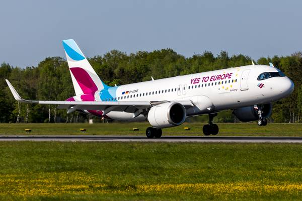 Eurowings vliegtuig